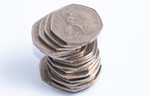 Exact location written in tiny letters on 50p coin which makes it worth £100s