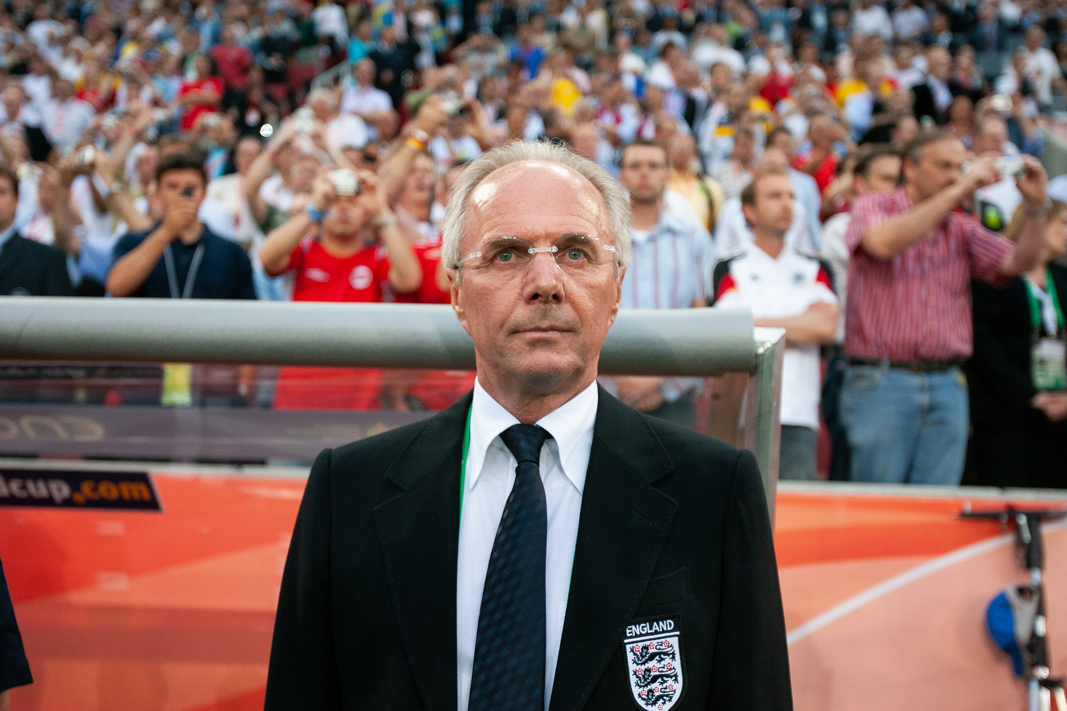 Eriksson managed England between 2001 and 2006