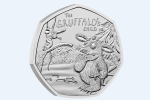 a coin that says the gruffalo 's child on it